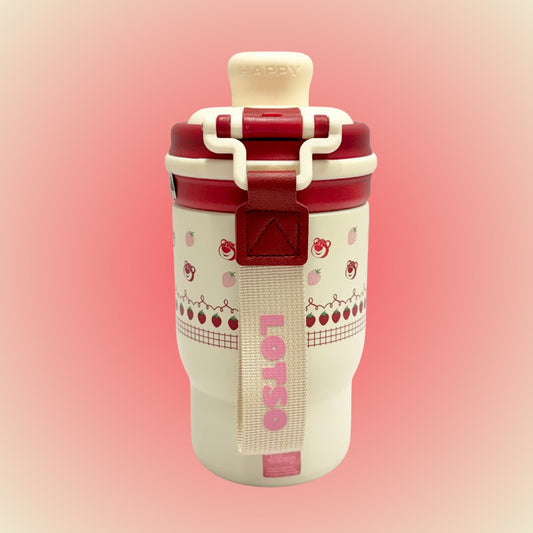 Thermal Insulated Cup w Straw (LOTSO/Stitch/Mickey)
