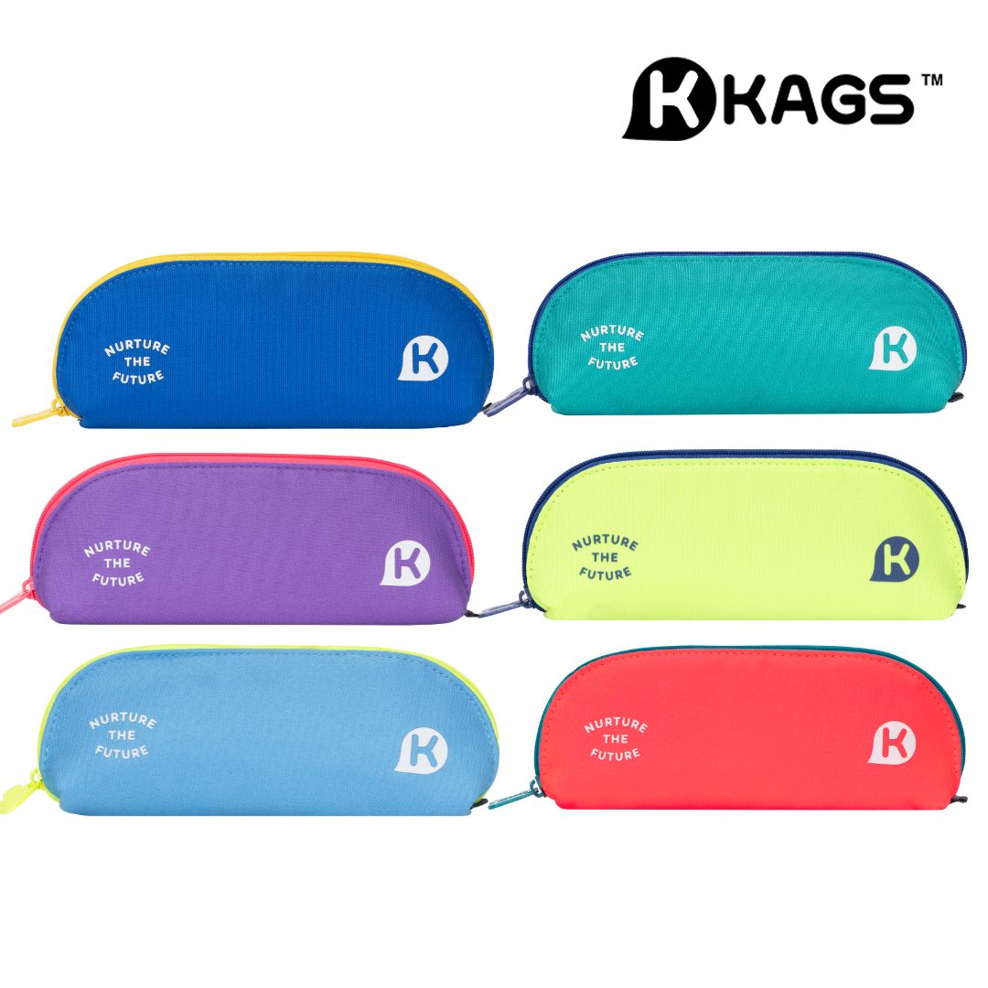 KAGS IZZY Series Pouch Type Pencil Case - Purple