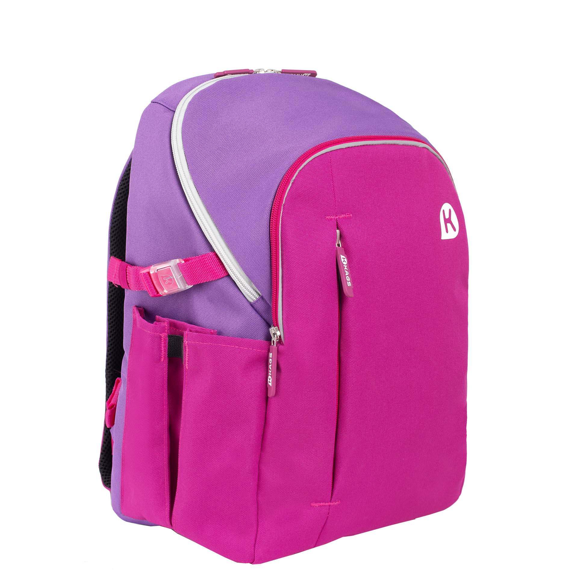 KAGS FERGUS Series Ergonomic School Backpack - Magenta