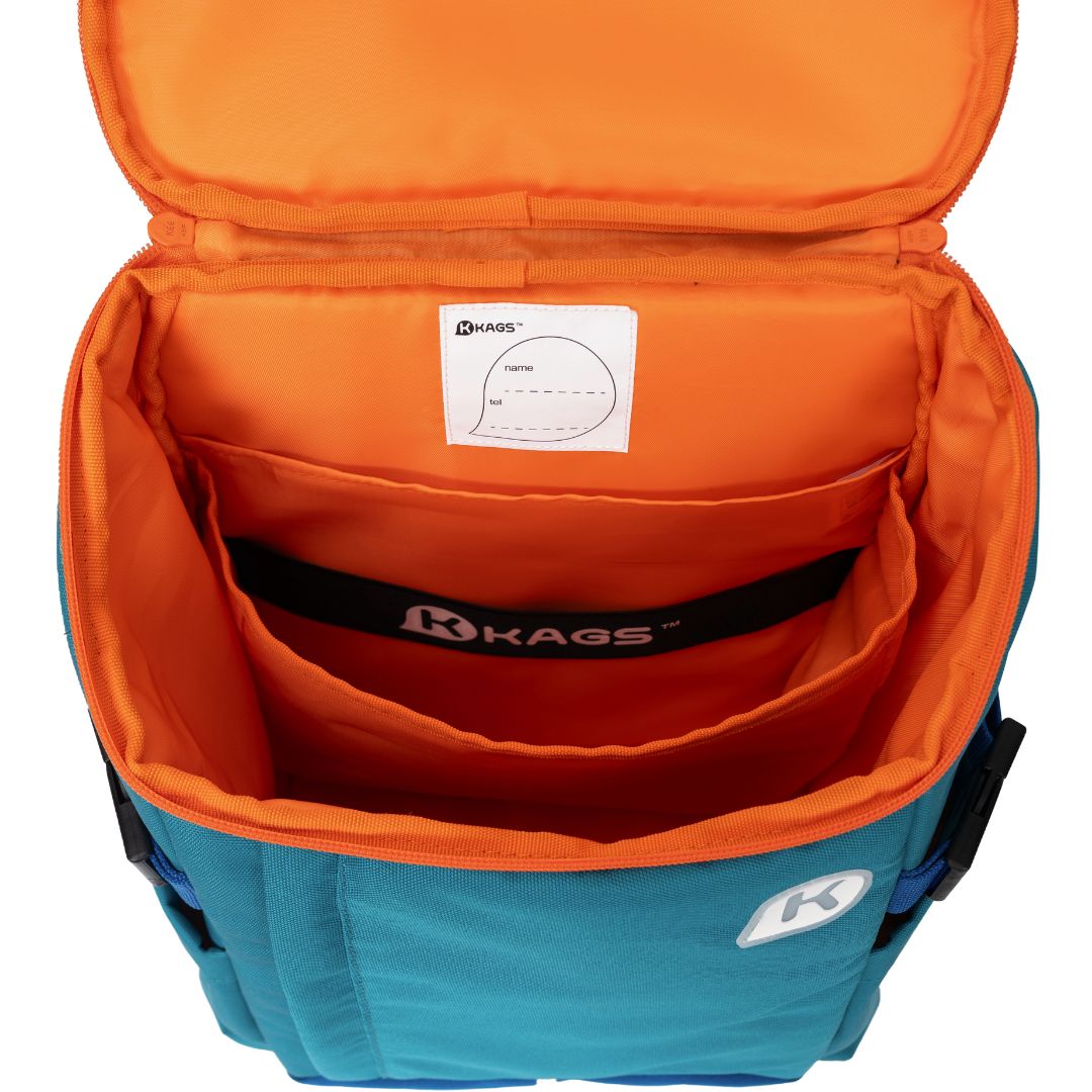 KAGS DUSTIN 2 Series Ergonomic School Backpack for Primary School Pupils - Teal