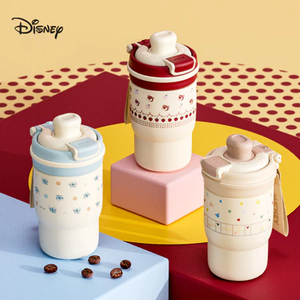 Thermal Insulated Cup w Straw (LOTSO/Stitch/Mickey)