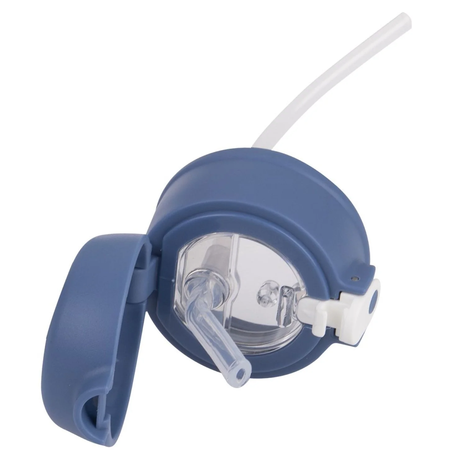 Oasis Kids Water Bottle with Sipper Silicone Straw 400ML (Rainbow Unicorns - Purple)